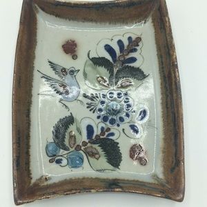 Beautiful ceramic dish/plate hand painted